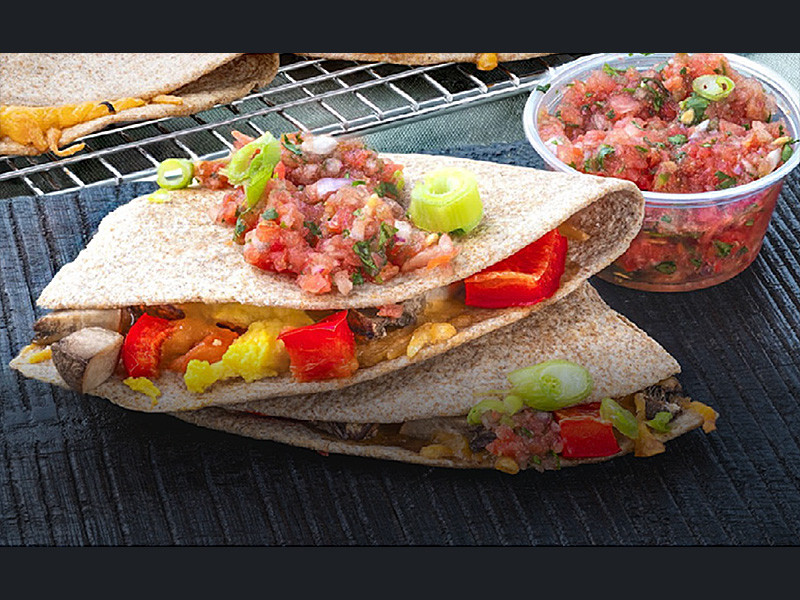 Breakfast Vegetable Quesadilla