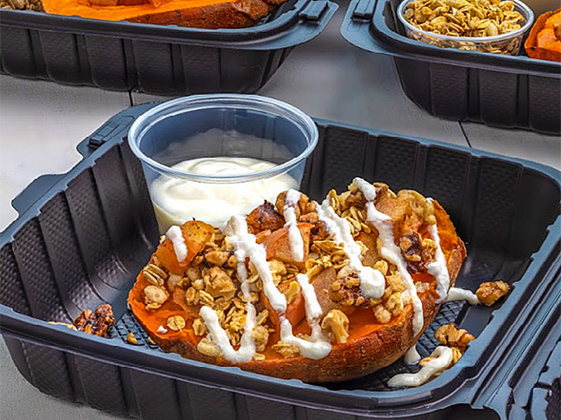 Stuffed Breakfast Sweet Potato