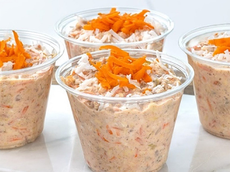 Carrot Cake Overnight Oatmeal