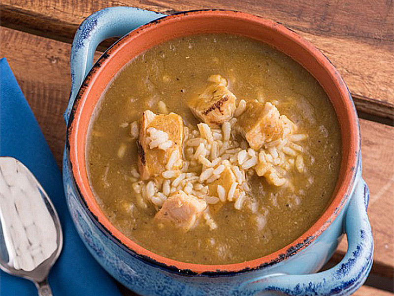 Chicken or Turkey and Rice Soup
