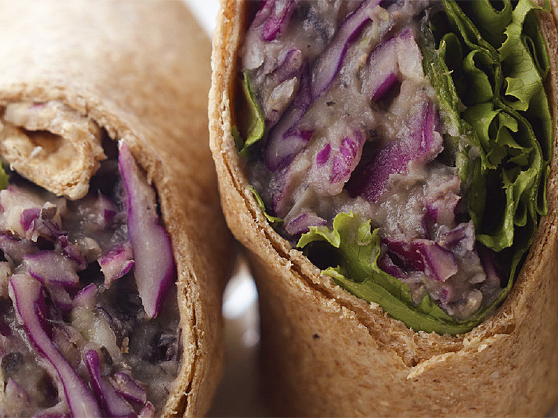 Purple Power Bean Wrap