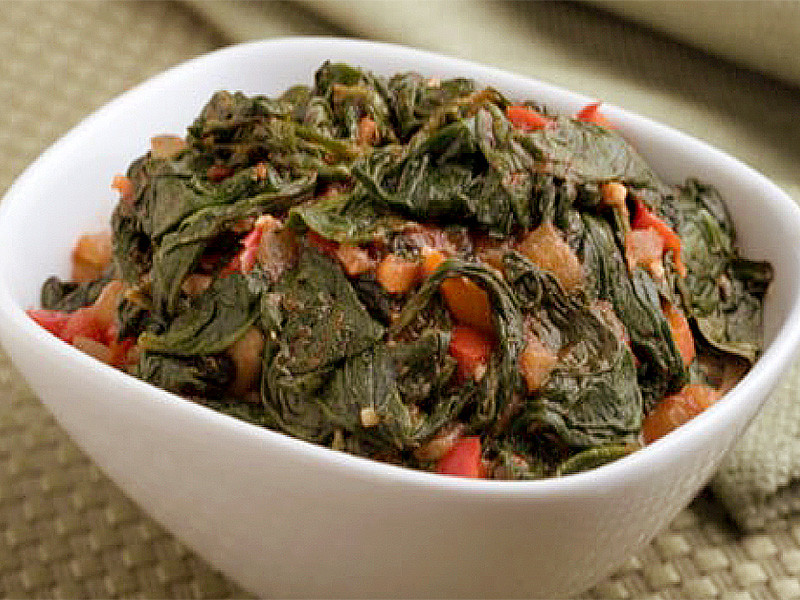 Sauteed Spinach and Tomatoes