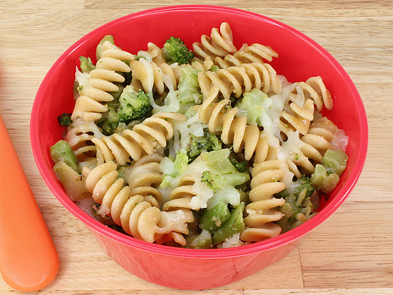 Spiral Pasta and Broccoli