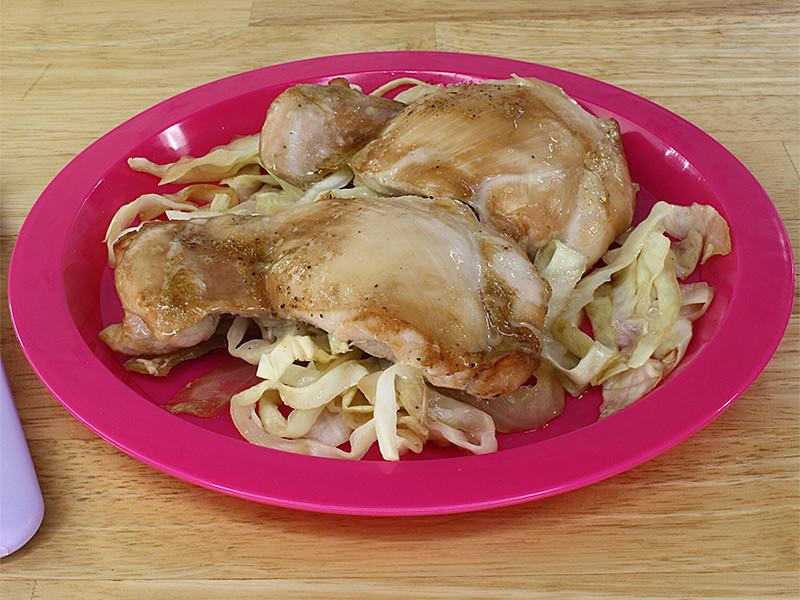Teriyaki Chicken and Cabbage