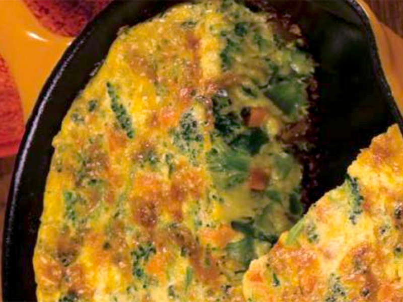 Broccoli-Cheddar Frittata