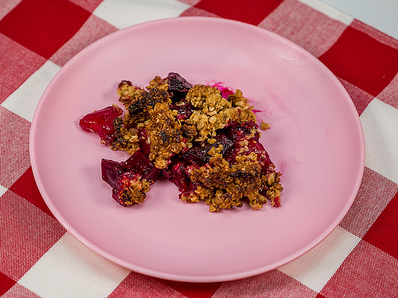 Apple and Beet Baked Oatmeal