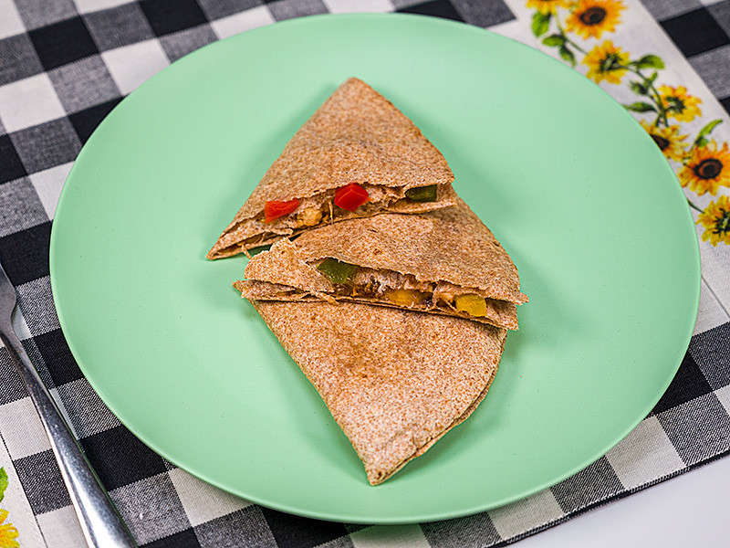 Chicken Mushroom Quesadilla