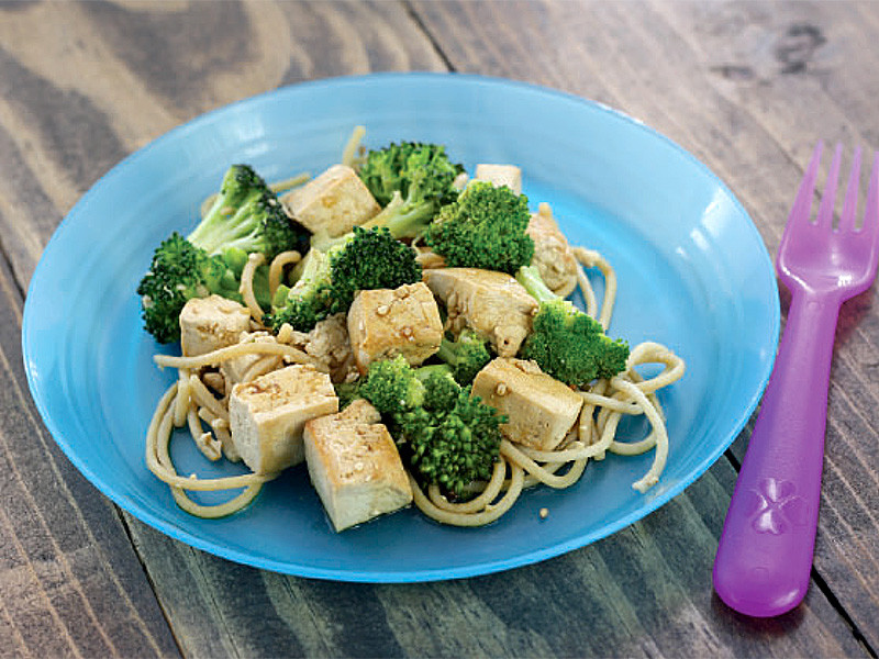 Sautéed Tofu and Broccoli